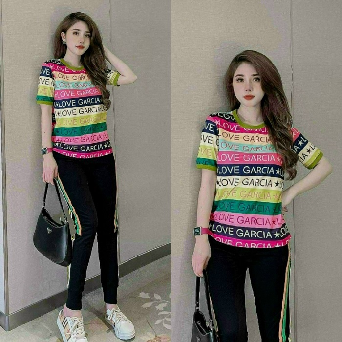 BỘ THỜI TRANG PHỐI HỌA TIẾT FENDI THÊU CAO CẤP-BTN439